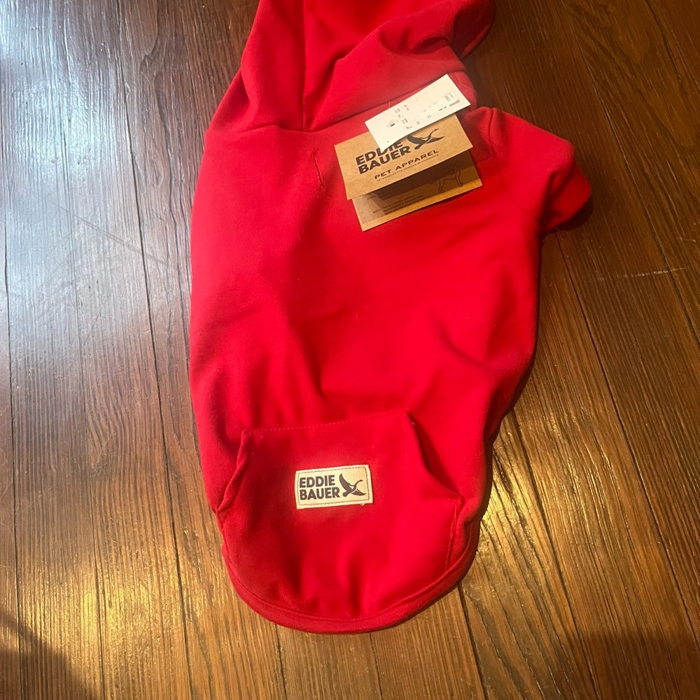 Eddie Bauer Vibrant Red Pet Hoodie